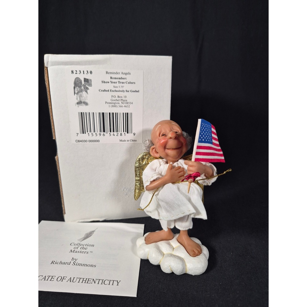 Richard Simmons Reminder Angels Show Your True Colors Goebel Figurine 823130 COA